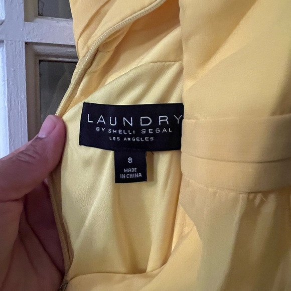 NWT! Bright yellow dress. Small tear under armpit, easily fixed!! - Picture 2 of 5